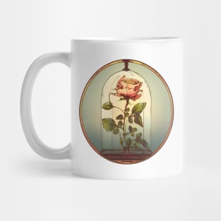 Rose in Glass Mug